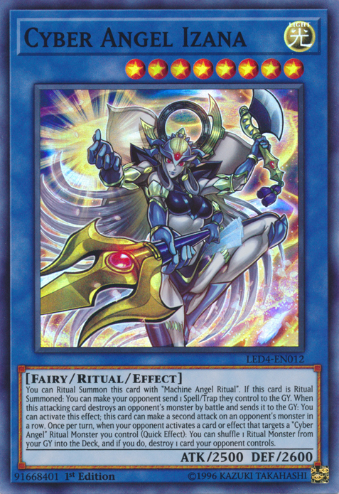 Cyber Angel Izana [LED4-EN012] Super Rare | Good Games Adelaide SA