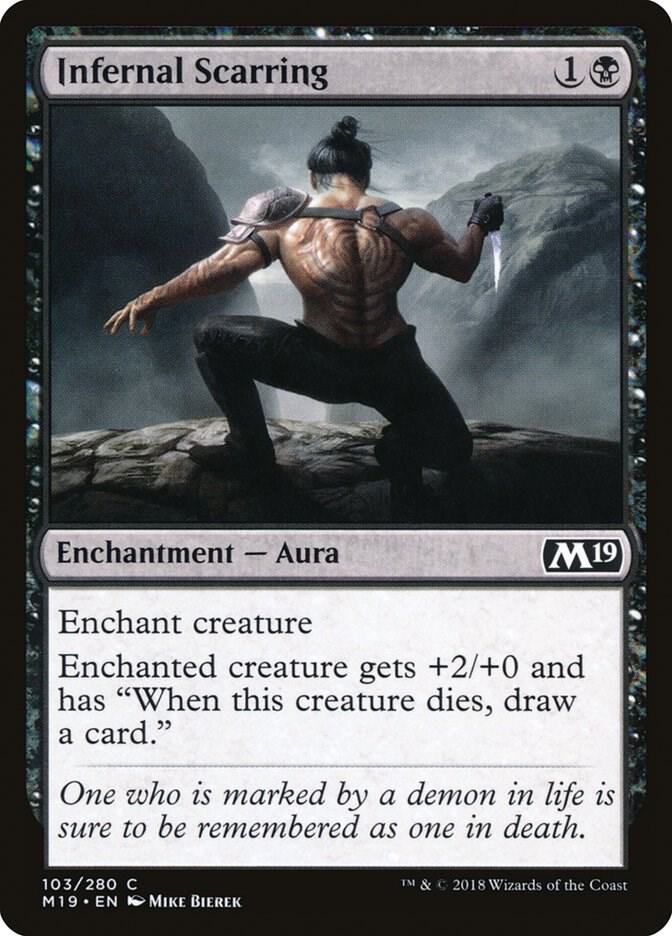 Infernal Scarring 103 (Core Set 2019)  - Foil | Good Games Adelaide SA