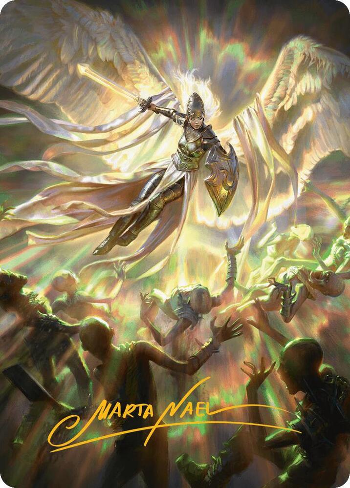 Vanquish the Horde Art Card Gold Stamped Signature 4 (Art Series: Innistrad Remastered)  | Good Games Adelaide SA