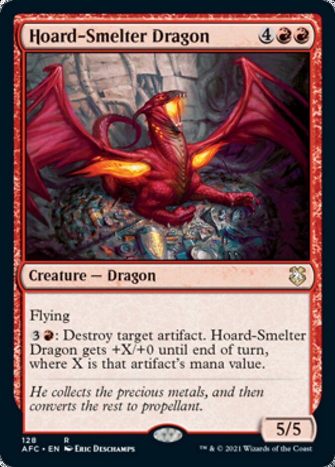 Hoard-Smelter Dragon [Dungeons & Dragons: Adventures in the Forgotten Realms Commander] | Good Games Adelaide SA