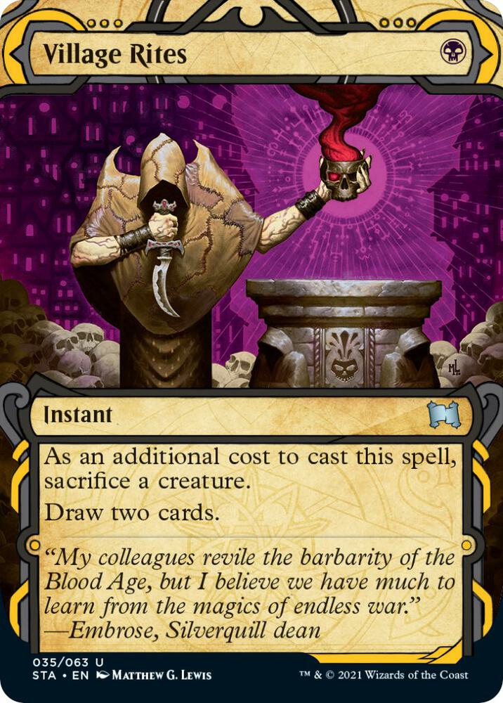 Village Rites 35 (Strixhaven: Mystical Archives)  | Good Games Adelaide SA