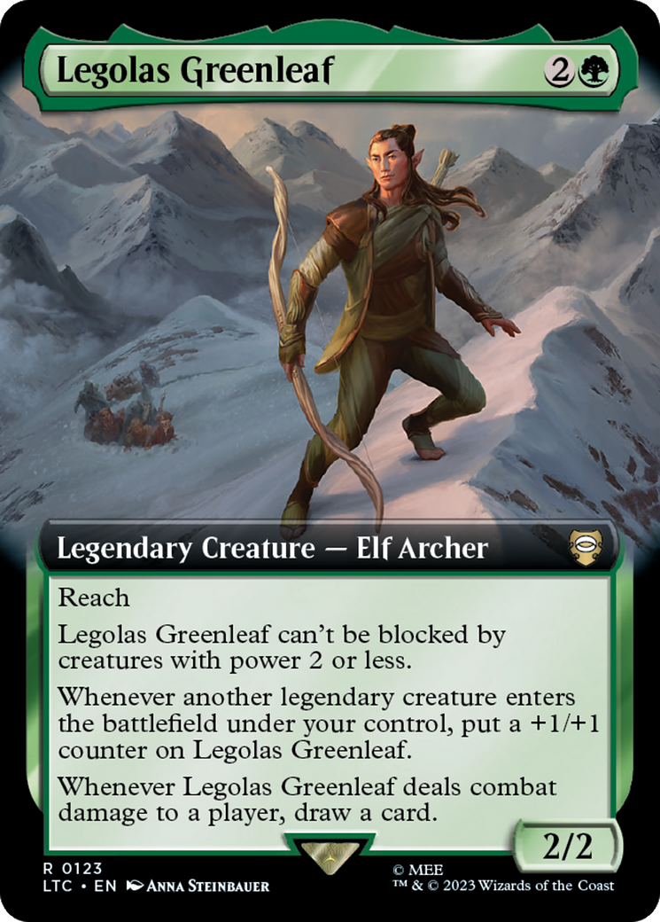 Legolas Greenleaf (Extended Art) [The Lord of the Rings: Tales of Middle-Earth Commander] | Good Games Adelaide SA