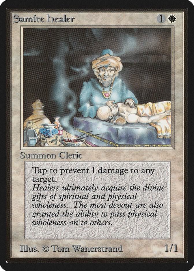 Samite Healer 38/302 (Beta Edition)  | Good Games Adelaide SA