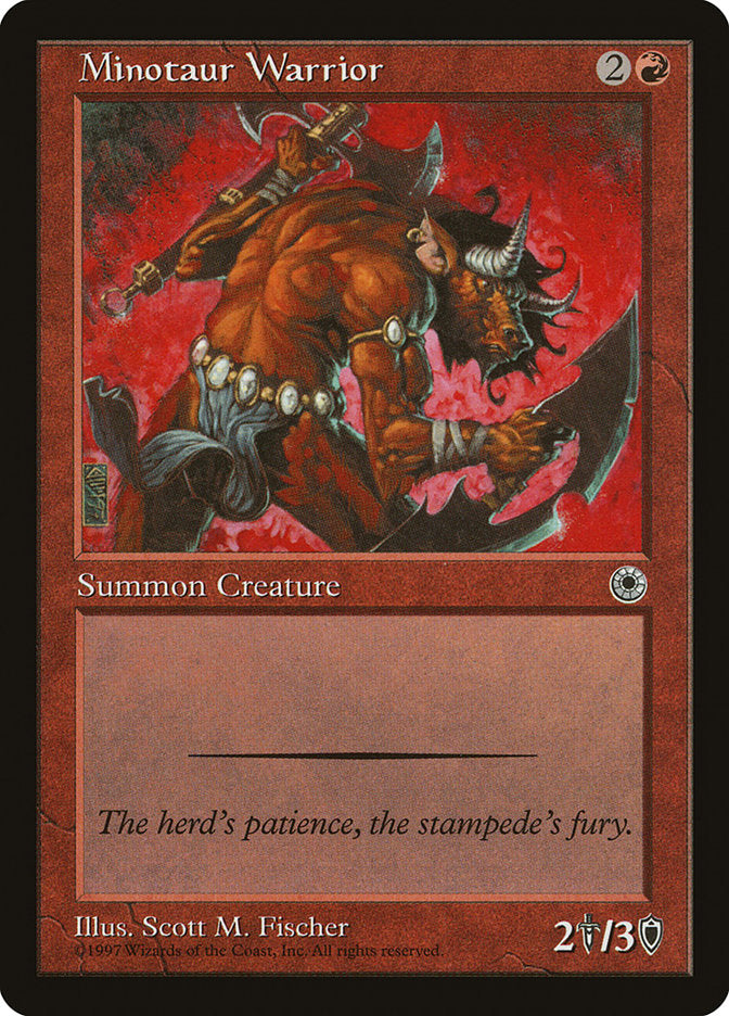 Minotaur Warrior [Portal] | Good Games Adelaide SA