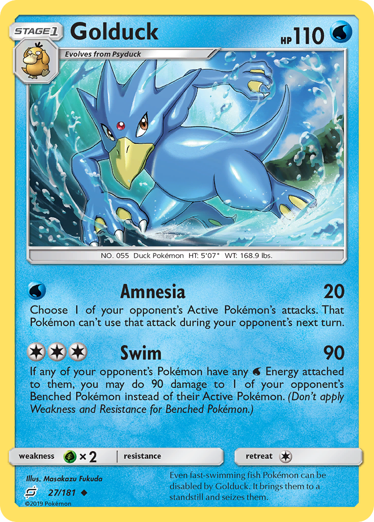 Golduck (27/181) [Sun & Moon: Team Up] | Good Games Adelaide SA