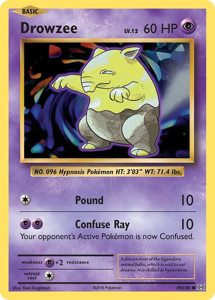 Drowzee 49/108 (XY - Evolutions)  | Good Games Adelaide SA
