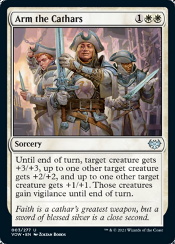 Arm the Cathars [Innistrad: Crimson Vow] | Good Games Adelaide SA
