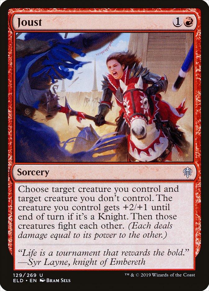 Joust 129 (Throne of Eldraine)  - Foil | Good Games Adelaide SA