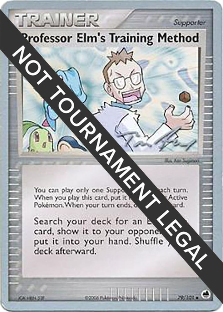Professor Elms Training Method 2007 Tom Roos 79/101 (World Championship Decks)  | Good Games Adelaide SA