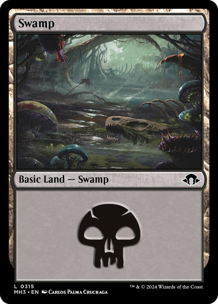 Swamp 315 (Modern Horizons 3)  - Foil | Good Games Adelaide SA