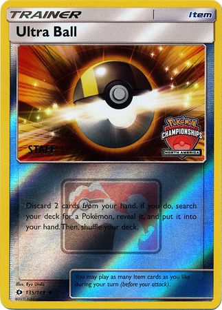 Ultra Ball (135/149) (NA Championship Promo Staff) [Sun & Moon: Base Set] | Good Games Adelaide SA