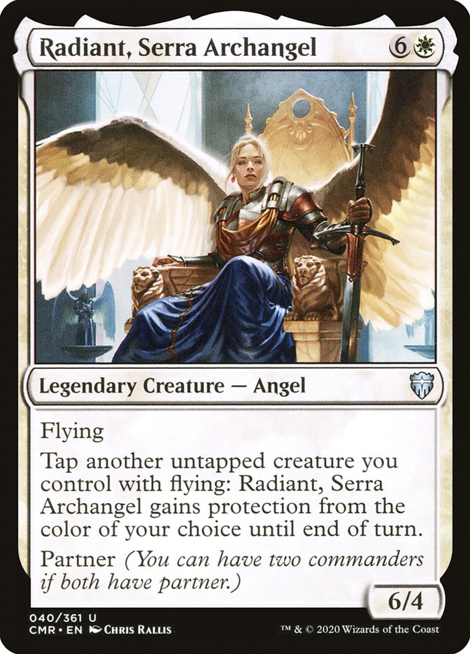 Radiant, Serra Archangel 40 (Commander Legends)  | Good Games Adelaide SA