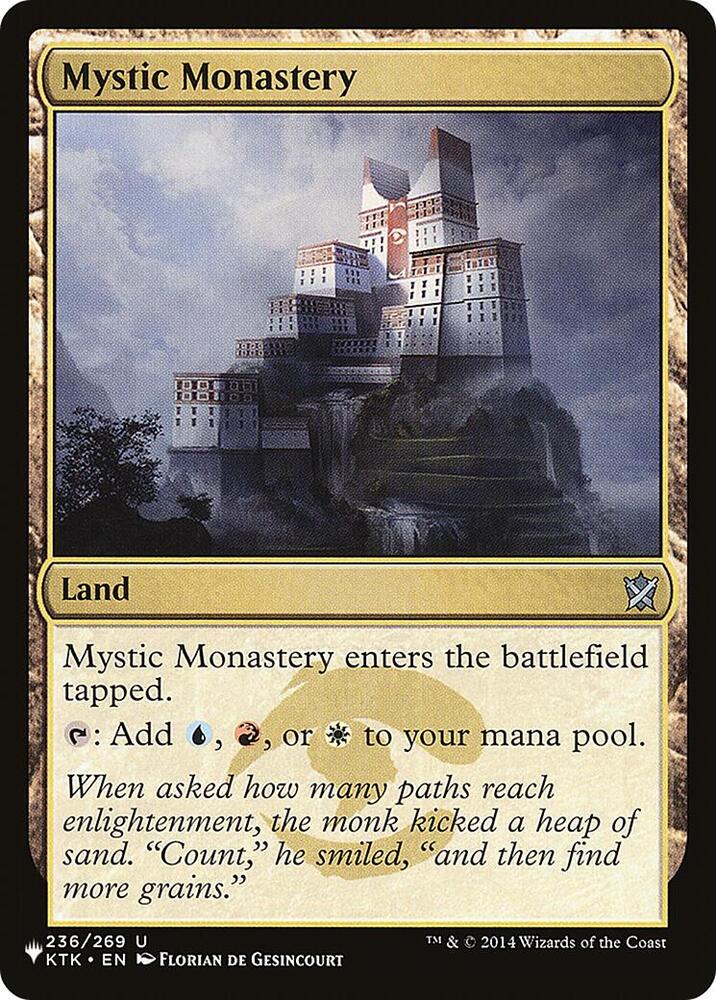 Mystic Monastery 236/269 (The List Reprints)  | Good Games Adelaide SA