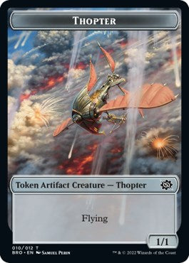 Myr // Thopter (010) Double-Sided Token [The Brothers' War Commander Tokens] | Good Games Adelaide SA