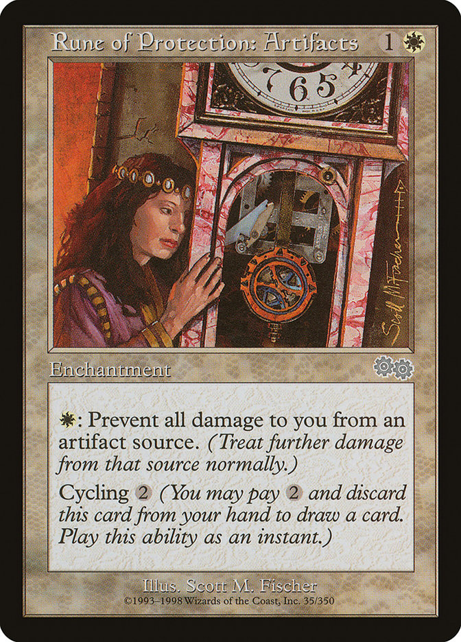 Rune of Protection: Artifacts 35 (Urza's Saga)  | Good Games Adelaide SA