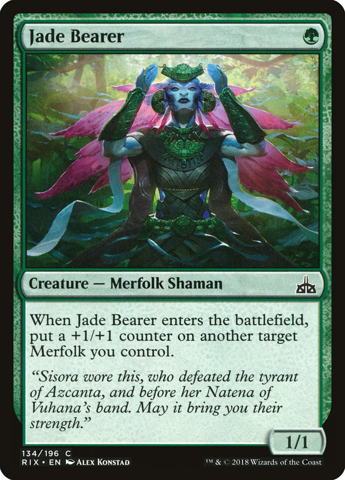 Jade Bearer 134 (Rivals of Ixalan)  | Good Games Adelaide SA