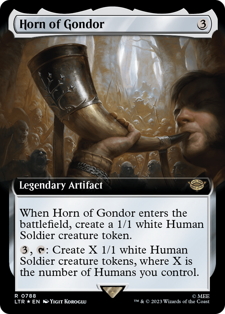 Horn of Gondor (Extended Art) (Surge Foil) [The Lord of the Rings: Tales of Middle-Earth] | Good Games Adelaide SA