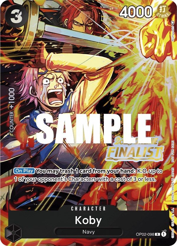 Koby (Online Regional 2023) [Finalist] [One Piece Promotion Cards] | Good Games Adelaide SA
