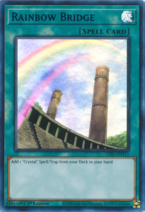 Rainbow Bridge (Blue) [LDS1-EN111] Ultra Rare | Good Games Adelaide SA