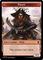 Pirate // Pegasus Double-Sided Token [Wilds of Eldraine Commander Tokens] | Good Games Adelaide SA