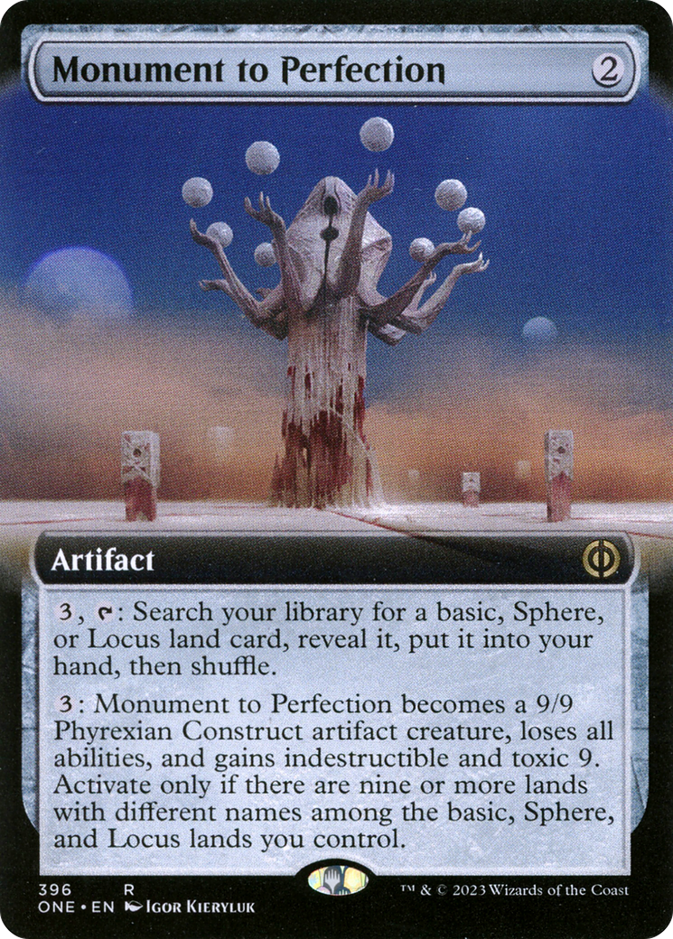 Monument to Perfection (Extended Art) [Phyrexia: All Will Be One] | Good Games Adelaide SA