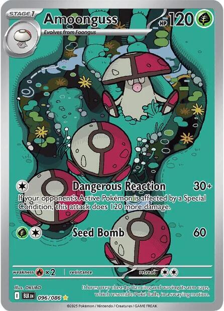 Amoonguss 096/086 (SV: Black Bolt)  - Holofoil | Good Games Adelaide SA