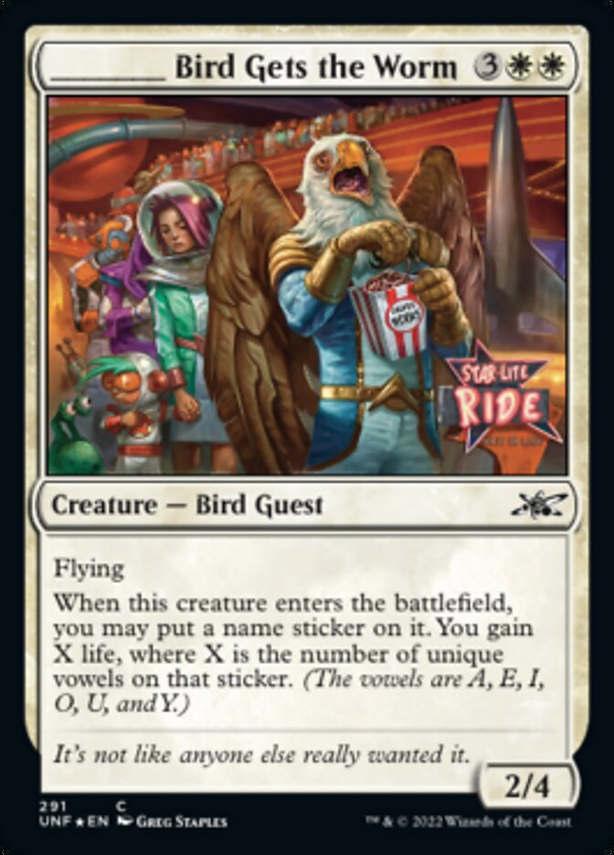 _____ Bird Gets the Worm (Galaxy Foil) [Unfinity] | Good Games Adelaide SA