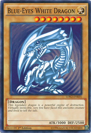 Blue-Eyes White Dragon (Version 2) [LDK2-ENK01] Common | Good Games Adelaide SA