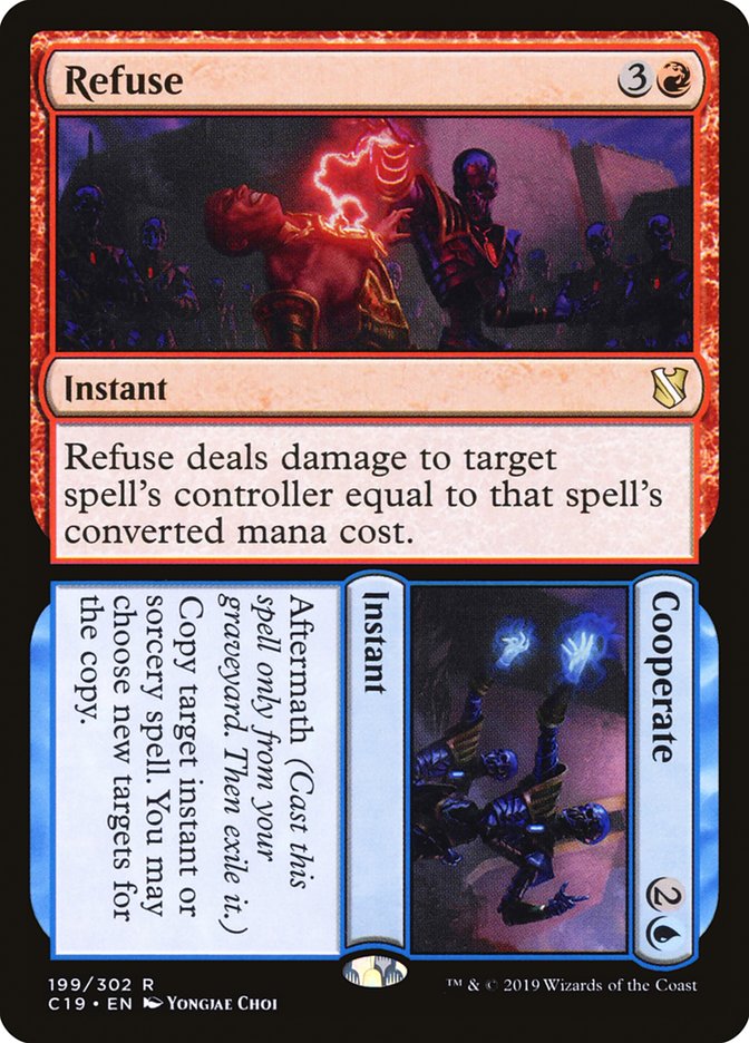 Refuse // Cooperate 199 (Commander 2019)  | Good Games Adelaide SA