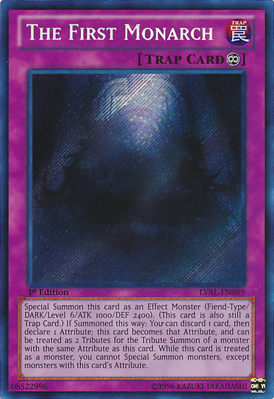 The First Monarch [LVAL-EN089] Secret Rare | Good Games Adelaide SA