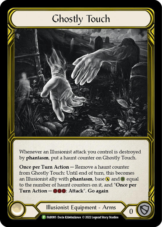 Ghostly Touch (Golden) [FAB085] (Promo)  Cold Foil | Good Games Adelaide SA