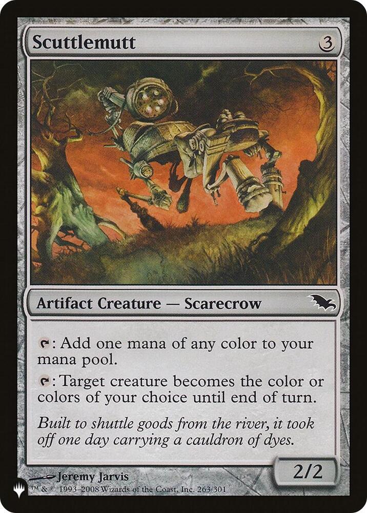 Scuttlemutt 263/301 (The List Reprints)  | Good Games Adelaide SA