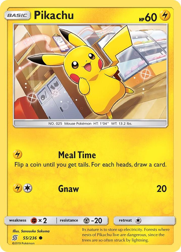 Pikachu 55/236 (SM - Unified Minds)  | Good Games Adelaide SA