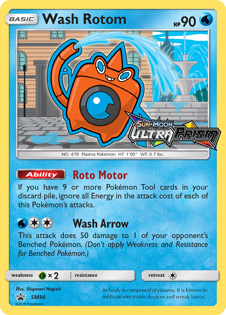 Wash Rotom (SM94) [Sun & Moon: Black Star Promos] | Good Games Adelaide SA