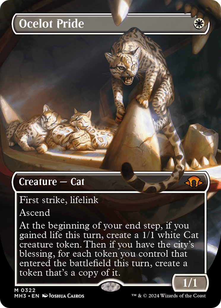 Ocelot Pride (Borderless) [Modern Horizons 3] | Good Games Adelaide SA
