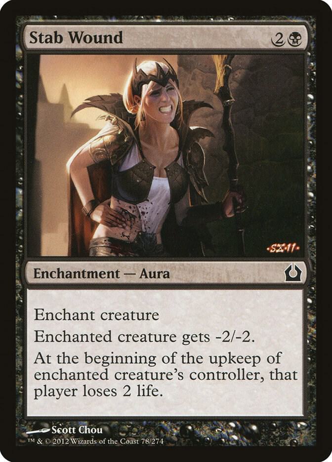 Stab Wound 78 (Return to Ravnica)  - Foil | Good Games Adelaide SA