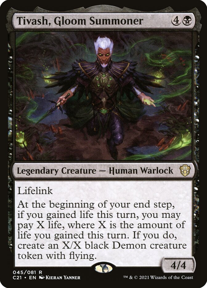 Tivash, Gloom Summoner 45 (Commander 2021)  | Good Games Adelaide SA