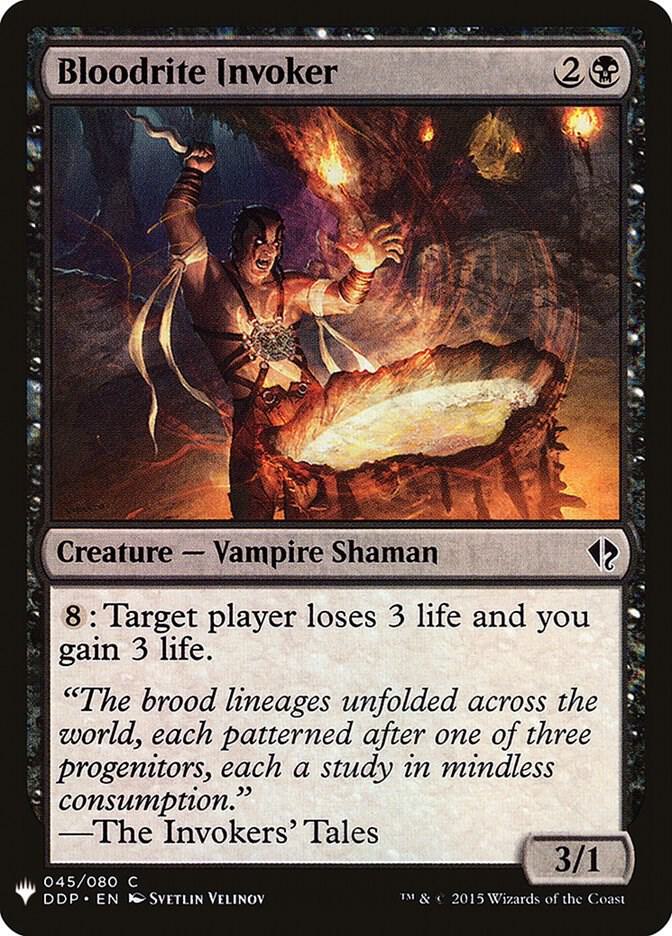 Bloodrite Invoker 45 (The List Reprints)  | Good Games Adelaide SA