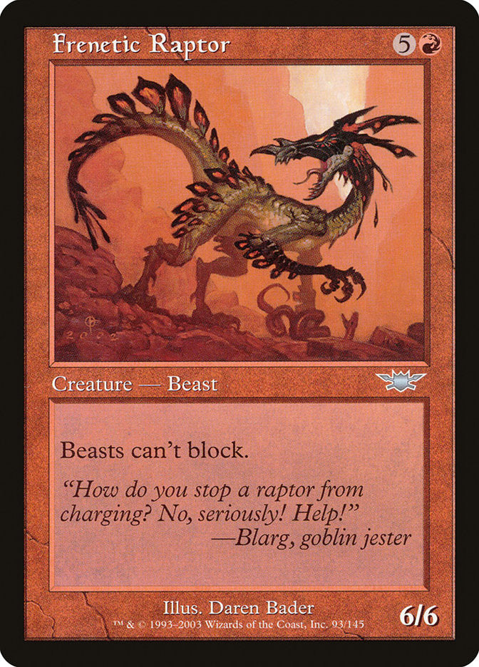 Frenetic Raptor 93 (Legions)  | Good Games Adelaide SA
