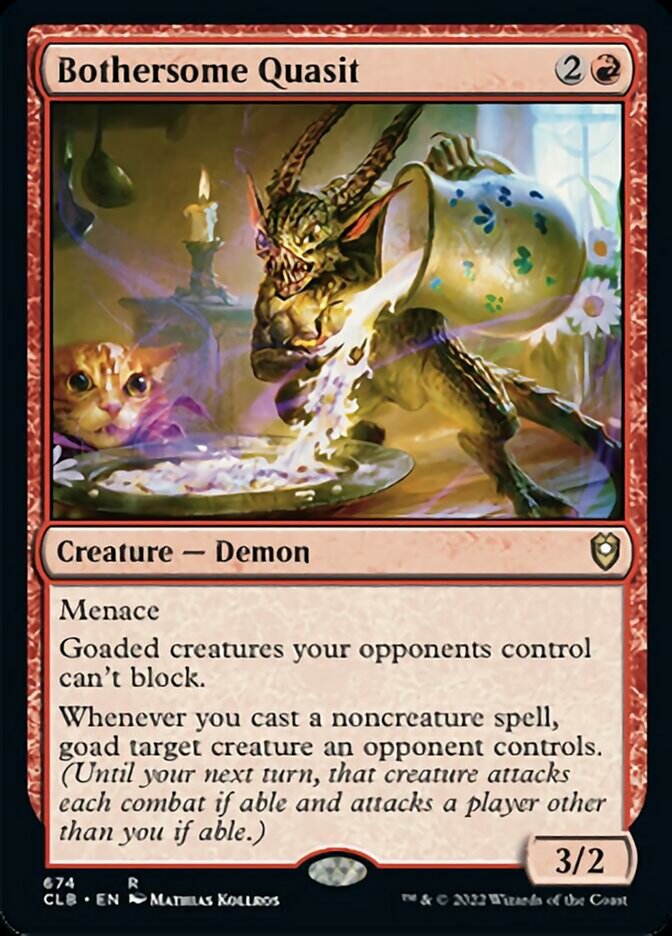 Bothersome Quasit [Commander Legends: Battle for Baldur's Gate] | Good Games Adelaide SA