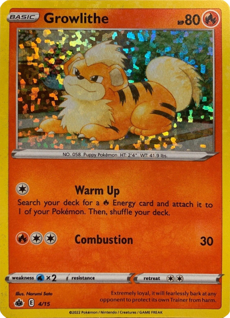 Growlithe (4/15) [McDonald's Promos: Match Battle] | Good Games Adelaide SA