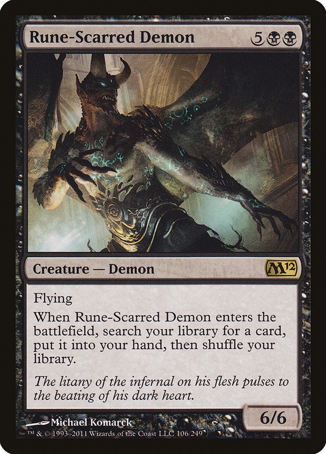 Rune-Scarred Demon [Magic 2012] | Good Games Adelaide SA