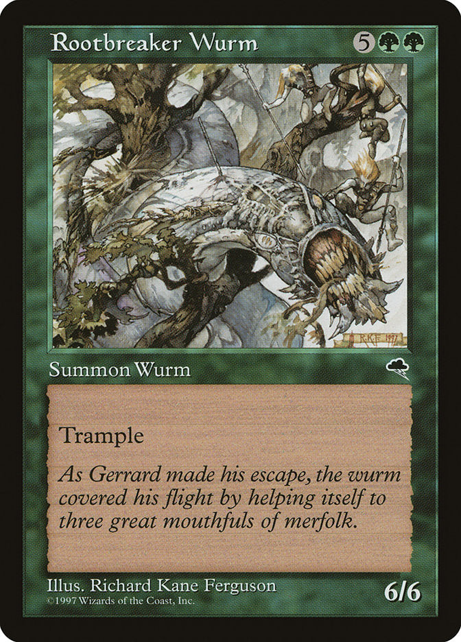 Rootbreaker Wurm [Tempest] | Good Games Adelaide SA