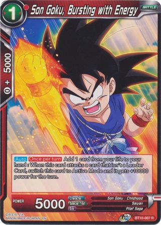 Son Goku, Bursting with Energy [BT10-007] | Good Games Adelaide SA