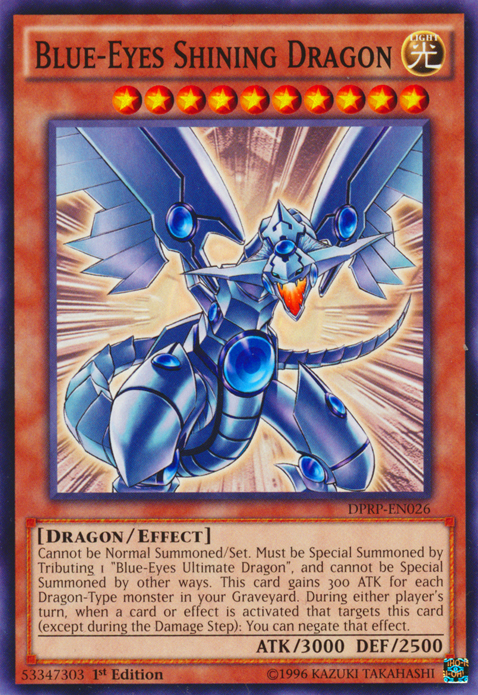 Blue-Eyes Shining Dragon [DPRP-EN026] Common | Good Games Adelaide SA