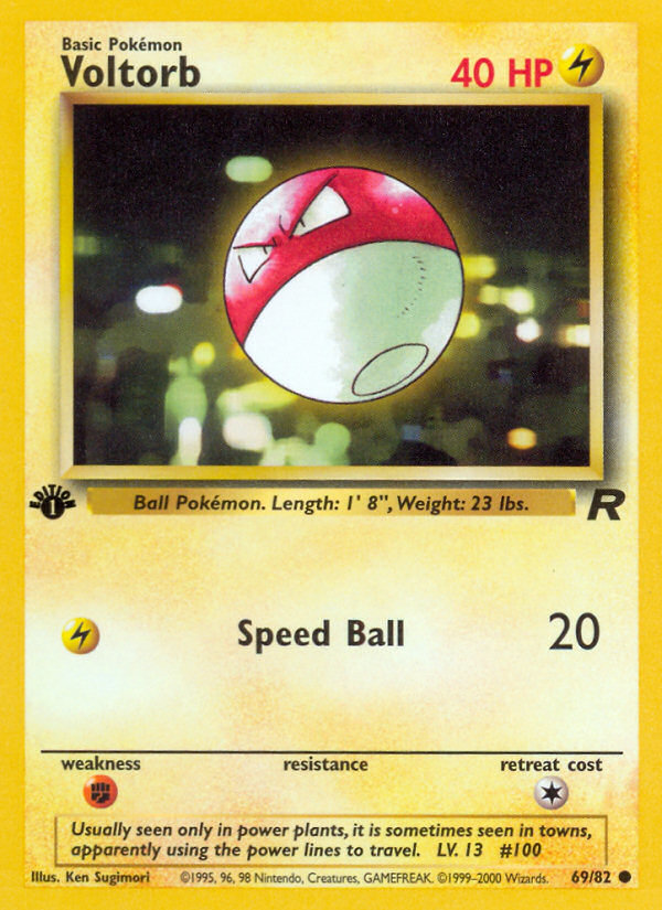 Voltorb (69/82) [Team Rocket 1st Edition] | Good Games Adelaide SA