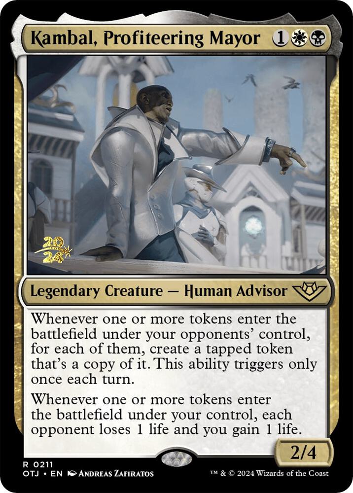 Kambal Profiteering Mayor 211 (Prerelease Cards)  - Foil | Good Games Adelaide SA