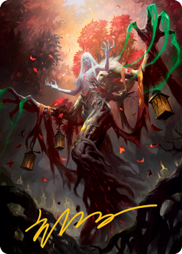 Wrenn and Seven Art Card (Gold-Stamped Signature) [Innistrad: Midnight Hunt Art Series] | Good Games Adelaide SA