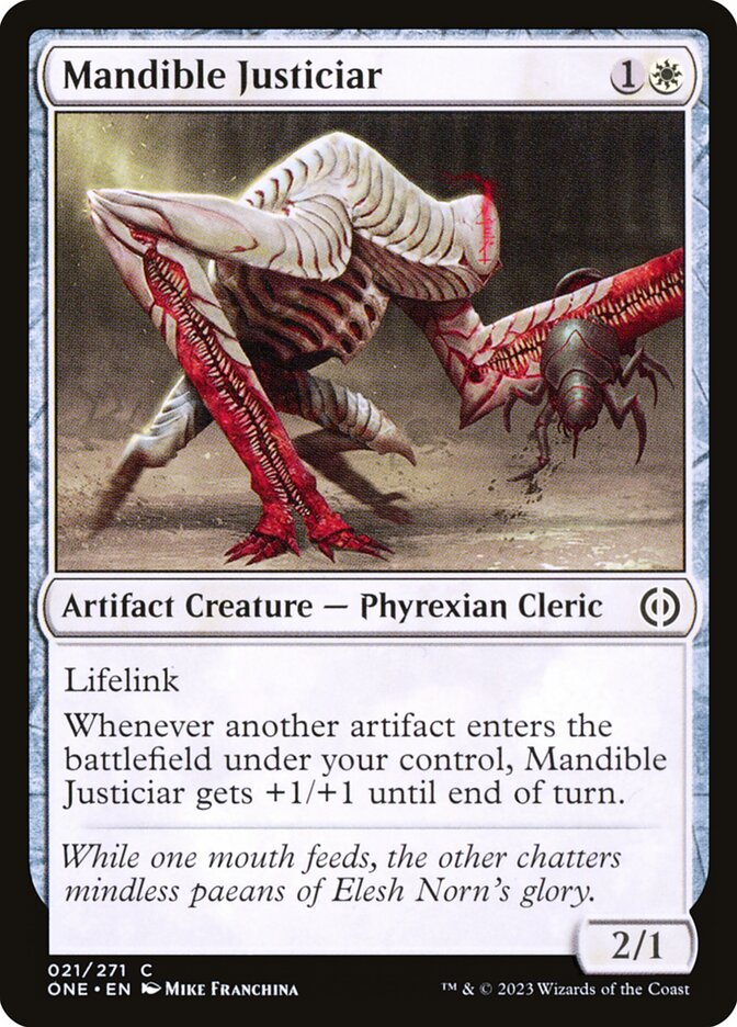 Mandible Justiciar 21 (Phyrexia: All Will Be One)  - Foil | Good Games Adelaide SA