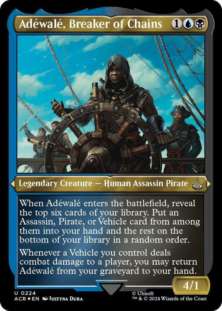 Adéwalé, Breaker of Chains 224 (Universes Beyond: Assassin's Creed)  - Foil | Good Games Adelaide SA